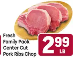 Tony’s Fresh Market Fresh Family Pack Center Cut Pork Ribs Chop offer