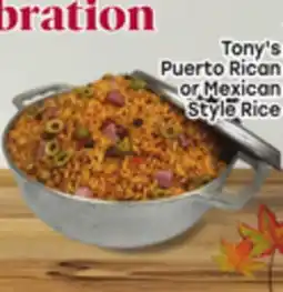 Tony’s Fresh Market Tony's Puerto Rican or Mexican Style Rice offer