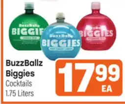 Tony’s Fresh Market BuzzBallz Biggies Cocktails offer