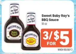 Tony’s Fresh Market Sweet Baby Ray's BBQ Sauce offer