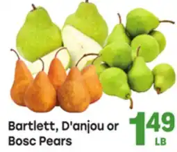 Tony’s Fresh Market Bartlett, D'anjou or Bosc Pears offer