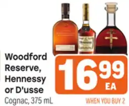 Tony’s Fresh Market Woodford Reserve, Hennessy or D'usse offer