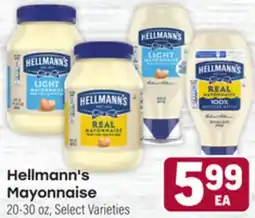 Tony’s Fresh Market Hellmann's Mayonnaise offer