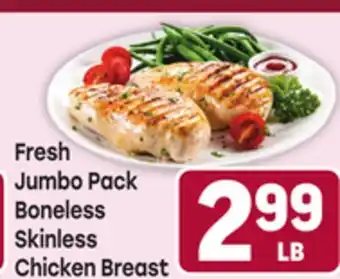 Tony’s Fresh Market Fresh Jumbo Pack Boneless Skinless Chicken Breast offer