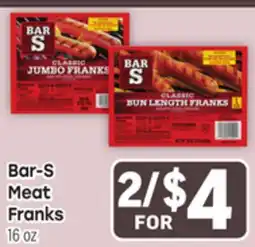 Tony’s Fresh Market Bar-S Meat Franks offer