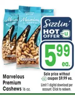Jewel-Osco Marvelous Premium Cashews offer
