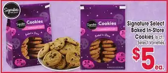 Jewel-Osco Signature Select Baked In-Store Cookies offer