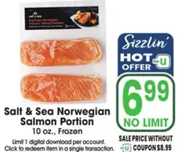 Jewel-Osco Salt & Sea Norwegian Salmon Portion offer