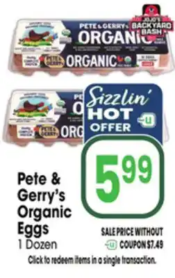 Jewel-Osco Pete & Gerry's Organic Eggs offer