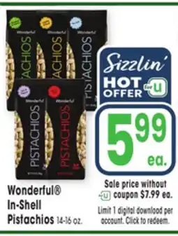 Jewel-Osco Wonderful In-Shell Pistachios offer