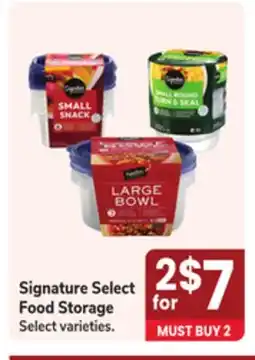 Jewel-Osco Signature Select Food Storage offer