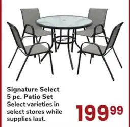 Jewel-Osco Signature Select 5 pc. Patio Set offer