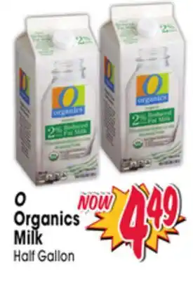 Jewel-Osco O Organics Milk offer