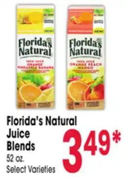 Jewel-Osco Florida's Natural Juice Blends offer