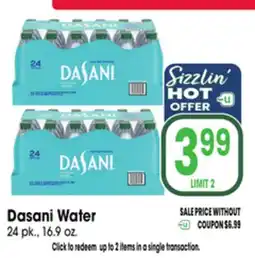 Jewel-Osco Dasani Water offer