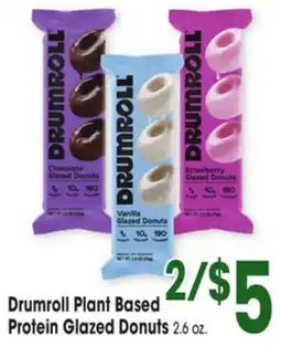 Jewel-Osco C Plant Based Protein Glazed Donuts offer