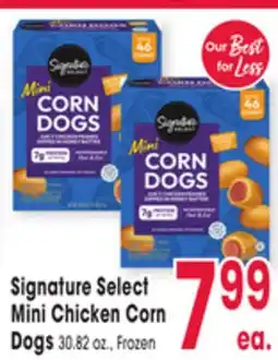 Jewel-Osco Signature Select Mini Chicken Corn Dogs offer