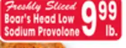 Jewel-Osco Boar's Head Low Sodium Provolone offer