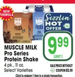 Jewel-Osco MUSCLE MILK Pro Series Protein Shake offer