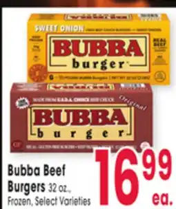 Jewel-Osco Bubba Beef Burgers offer