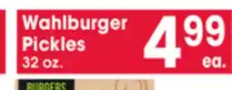 Jewel-Osco Wahlburger Pickles offer