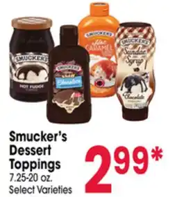 Jewel-Osco Smucker's Dessert Toppings offer
