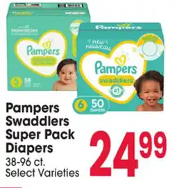 Jewel-Osco Pampers Swaddlers Super Pack Diapers offer