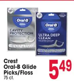 Jewel-Osco Crest Oral-B Glide Picks/Floss offer
