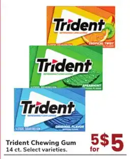 Jewel-Osco Trident Chewing Gum offer