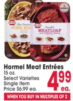 Jewel-Osco Hormel Meat Entrées offer