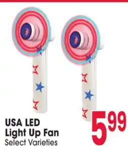Jewel-Osco USA LED Light Up Fan offer