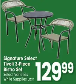 Jewel-Osco Signature Select Tivoli 3-Piece Bistro Set offer