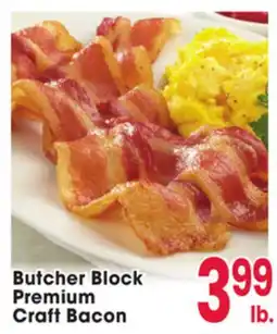 Jewel-Osco Butcher Block Premium Craft Bacon offer