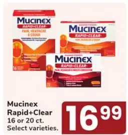 Jewel-Osco Mucinex Rapid+Clear offer