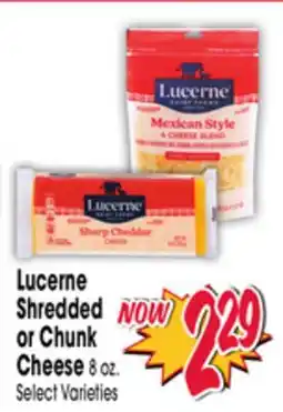 Jewel-Osco Lucerne Shredded or Chunk Cheese offer
