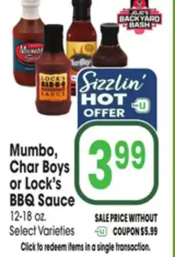 Jewel-Osco Mumbo, Char Boys or Lock's BBQ Sauce offer