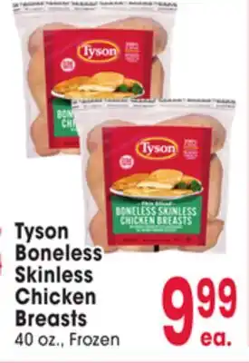 Jewel-Osco Tyson Boneless Skinless Chicken Breasts offer