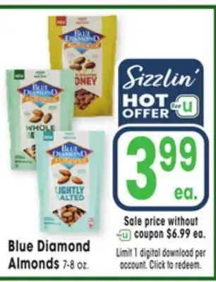 Jewel-Osco Blue Diamond Almonds offer
