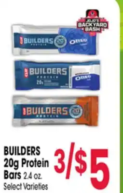 Jewel-Osco BUILDERS 20g Protein Bars offer