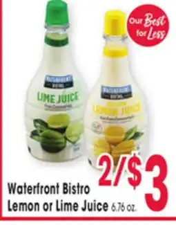 Jewel-Osco Waterfront Bistro Lemon or Lime Juice offer