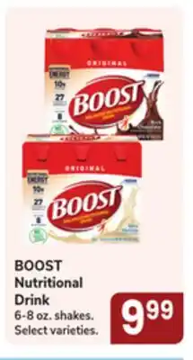 Jewel-Osco BOOST Nutritional Drink offer