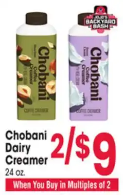 Jewel-Osco Chobani Dairy Creamer offer