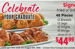 Jewel-Osco Fried or Grilled Chicken offer