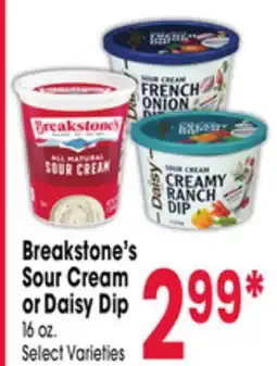 Jewel-Osco Breakstone's Sour Cream or Daisy Dip offer