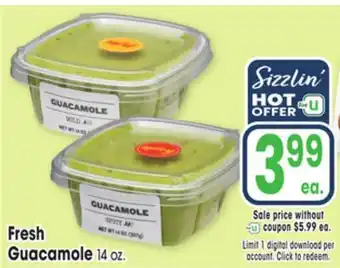 Jewel-Osco Fresh Guacamole offer