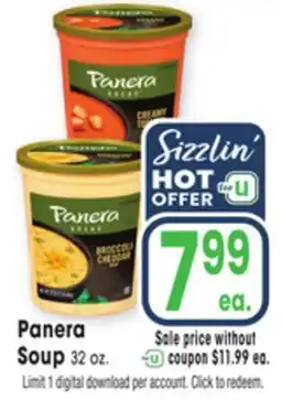Jewel-Osco Panera Soup offer
