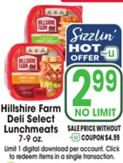 Jewel-Osco Hillshire Farm Deli Select Lunchmeats offer