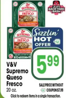 Jewel-Osco V&V Supremo Queso Fresco offer
