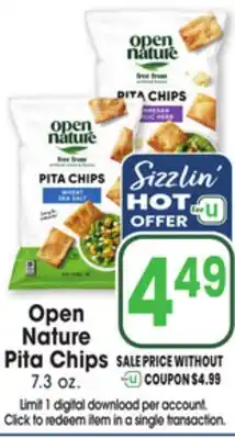 Jewel-Osco Open Nature Pita Chips offer