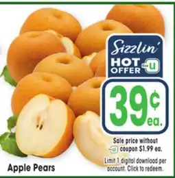 Jewel-Osco Apple Pears offer